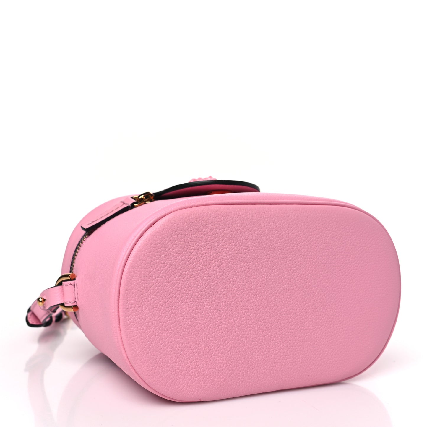 Grained Calfskin Medusa Vanity Case Pink