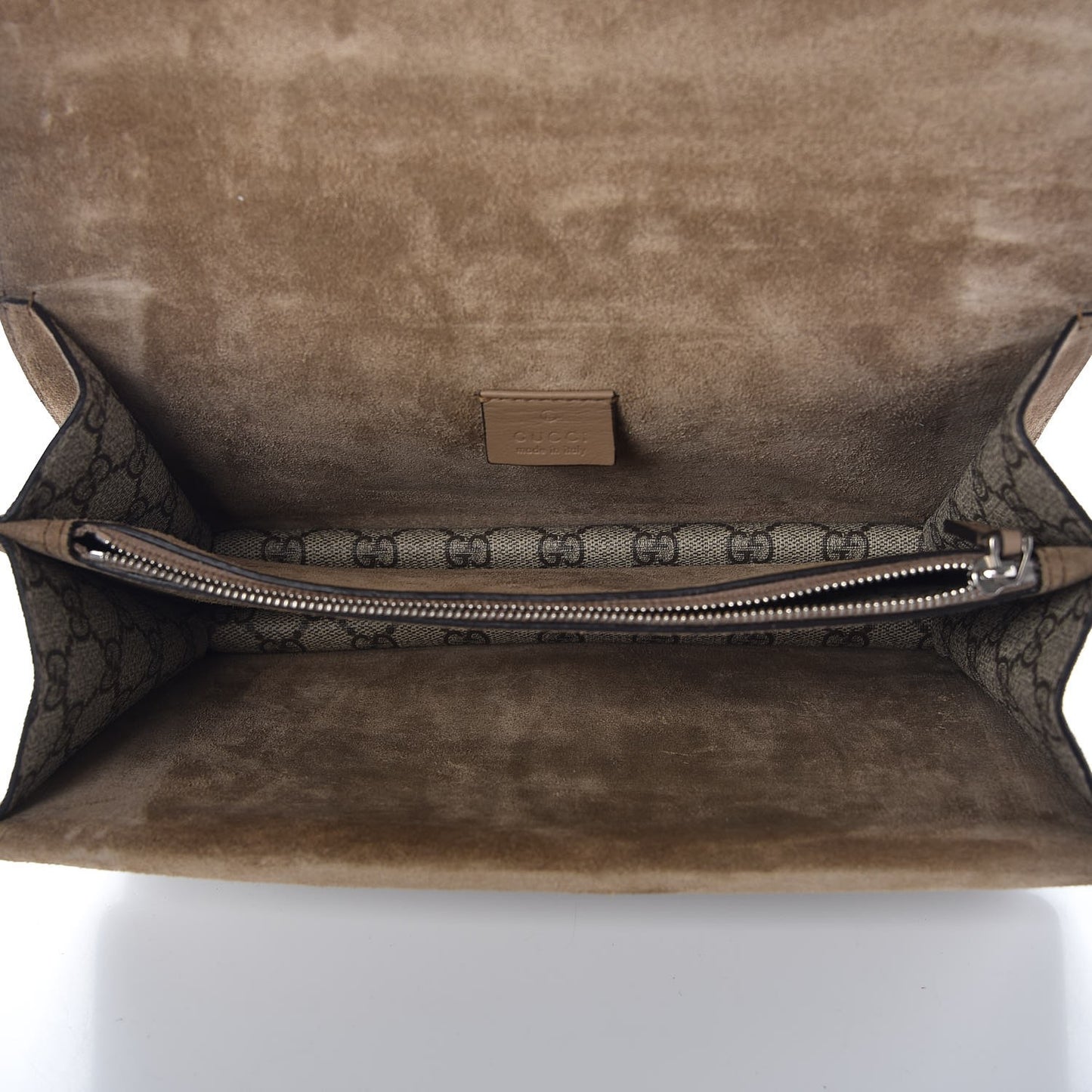 GG Supreme Monogram Small Dionysus Shoulder Bag Taupe