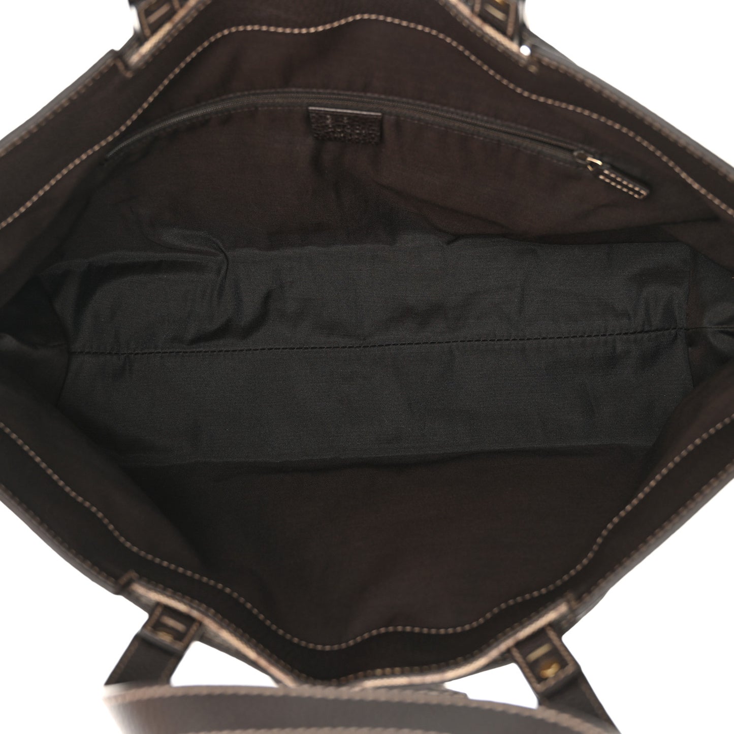 Crystal Monogram Tote Brown