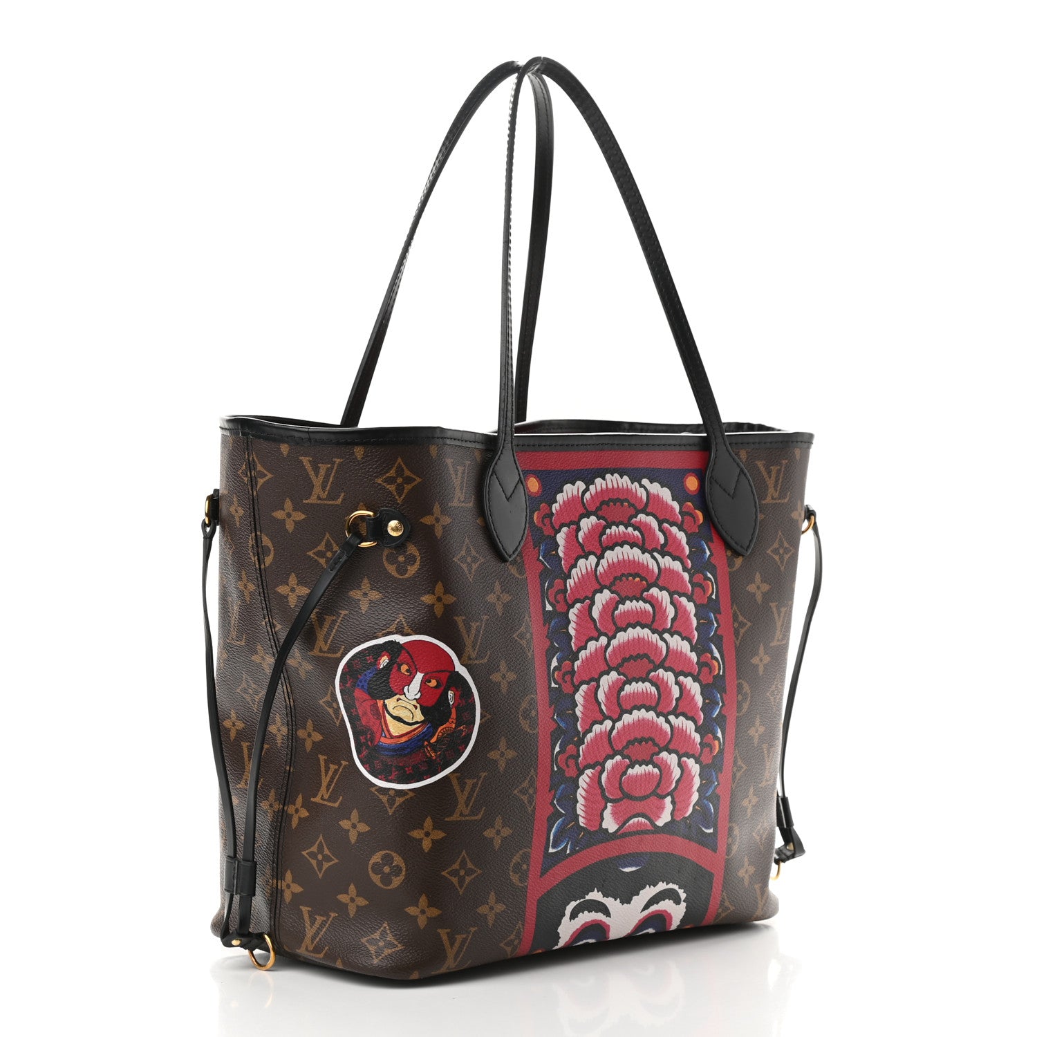 Louis Vuitton Monogram Kabuki Neverfull MM 4 of 11
