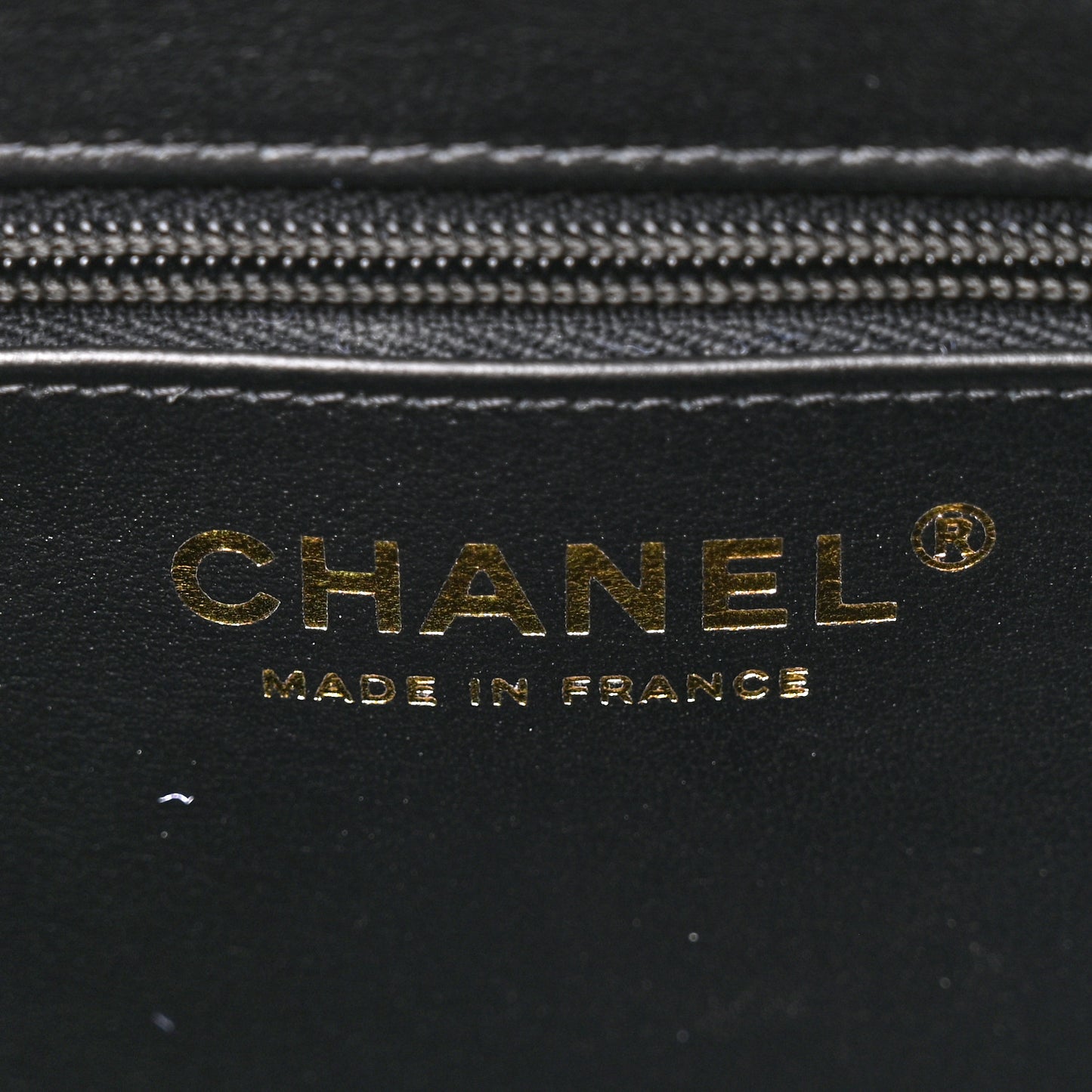Shiny Aged Calfskin Quilted Nano Kelly Shopper Black