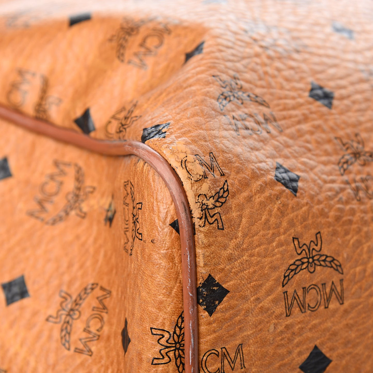 Visetos Boston Weekender Bag Cognac
