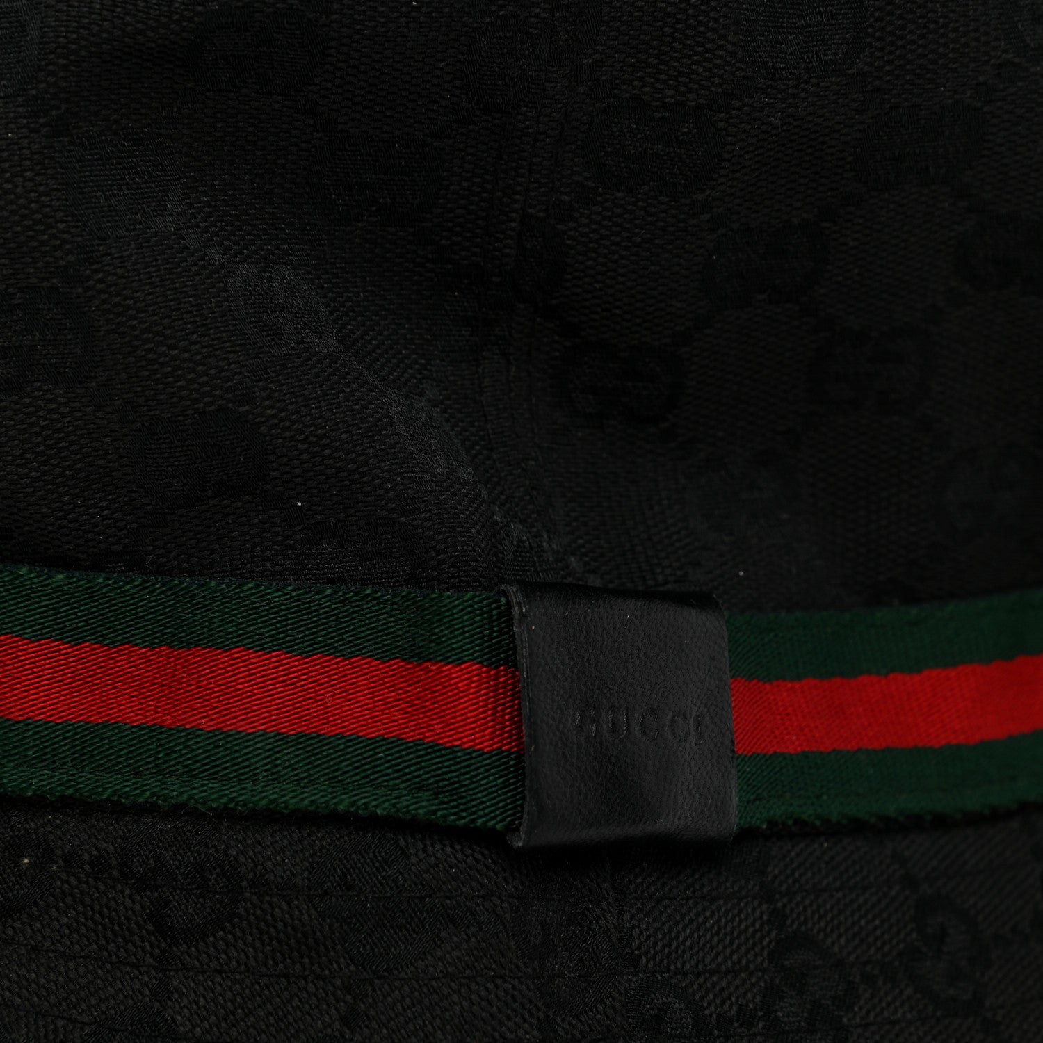 Gucci Monogram Web Bucket Hat M Black 10 of 12
