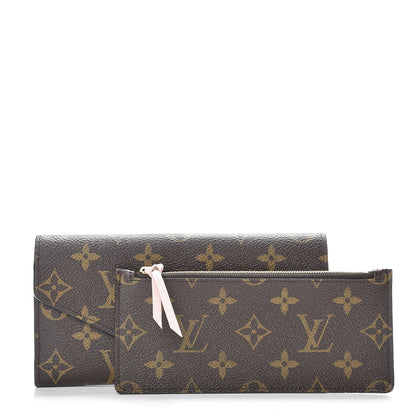 Louis Vuitton Monogram Josephine Wallet Rose Ballerine 3 of 8
