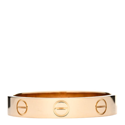 Cartier 18K Yellow Gold 3.5mm LOVE Wedding Band Ring 56 7.75 3 of 5