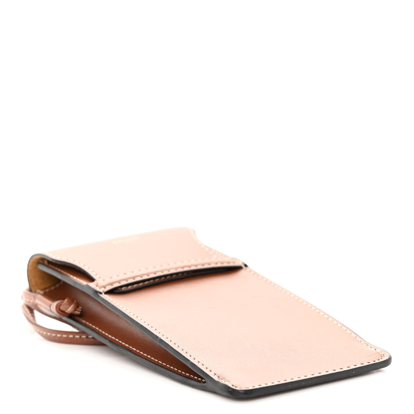 Smooth Calfskin Sunglasses Pouch Tan