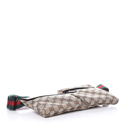 Gucci Monogram Web Belt Bag Dark Brown 4 of 7