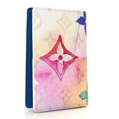 Louis Vuitton Monogram Watercolor Pocket Organizer NM Multicolor 4 of 9