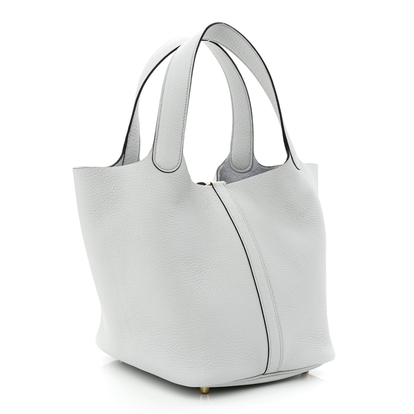 Taurillon Clemence Picotin Lock 22 MM Bleu Pale