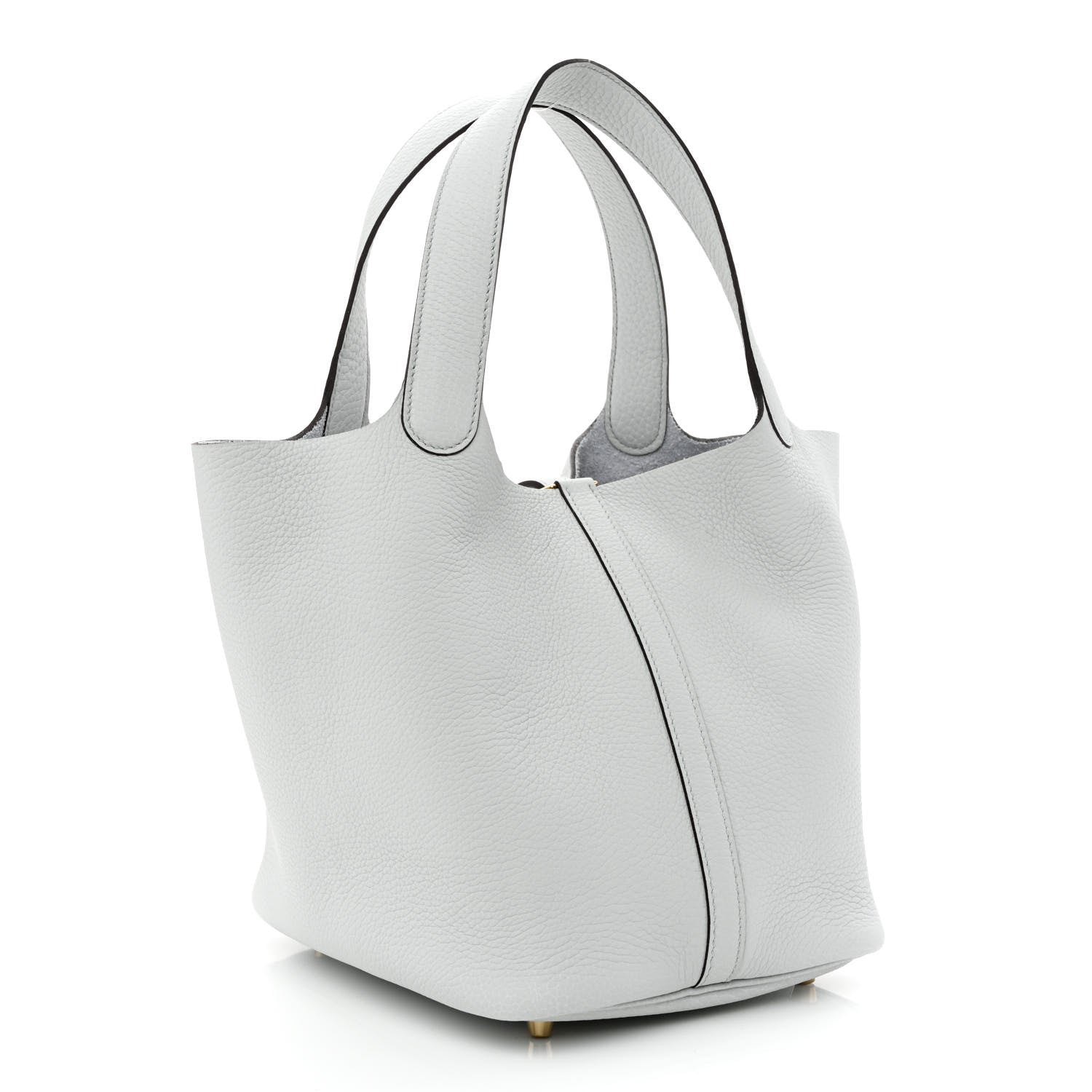 Hermes Taurillon Clemence Picotin Lock 22 MM Bleu Pale 3 of 11