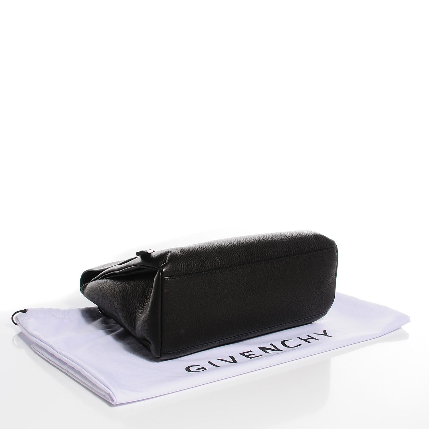 Givenchy Textured Calfskin Small Pandora Pure Flap Bag Black 4 of 9