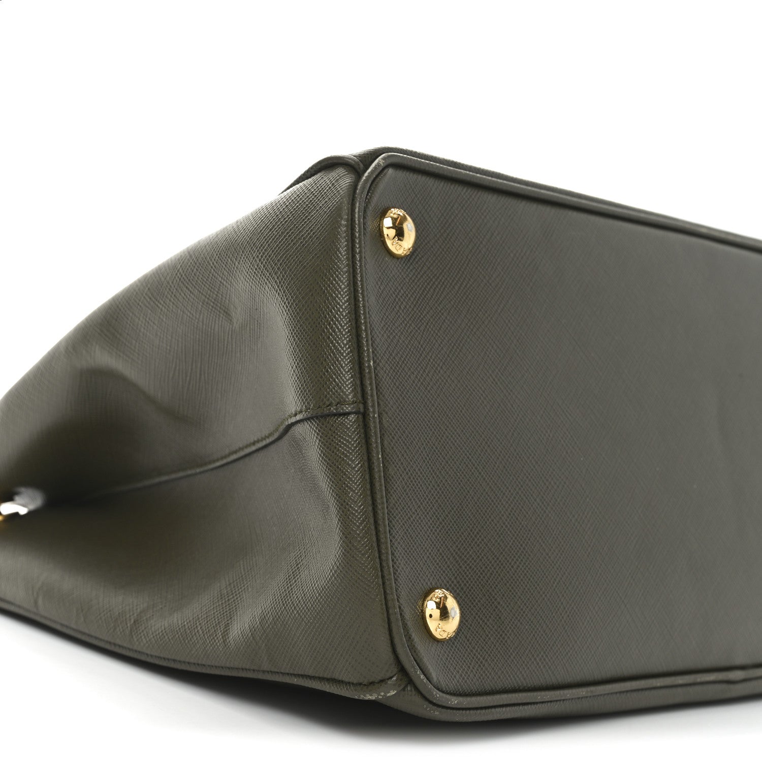 Prada Saffiano Medium Galleria Double Zip Tote Militare 8 of 9