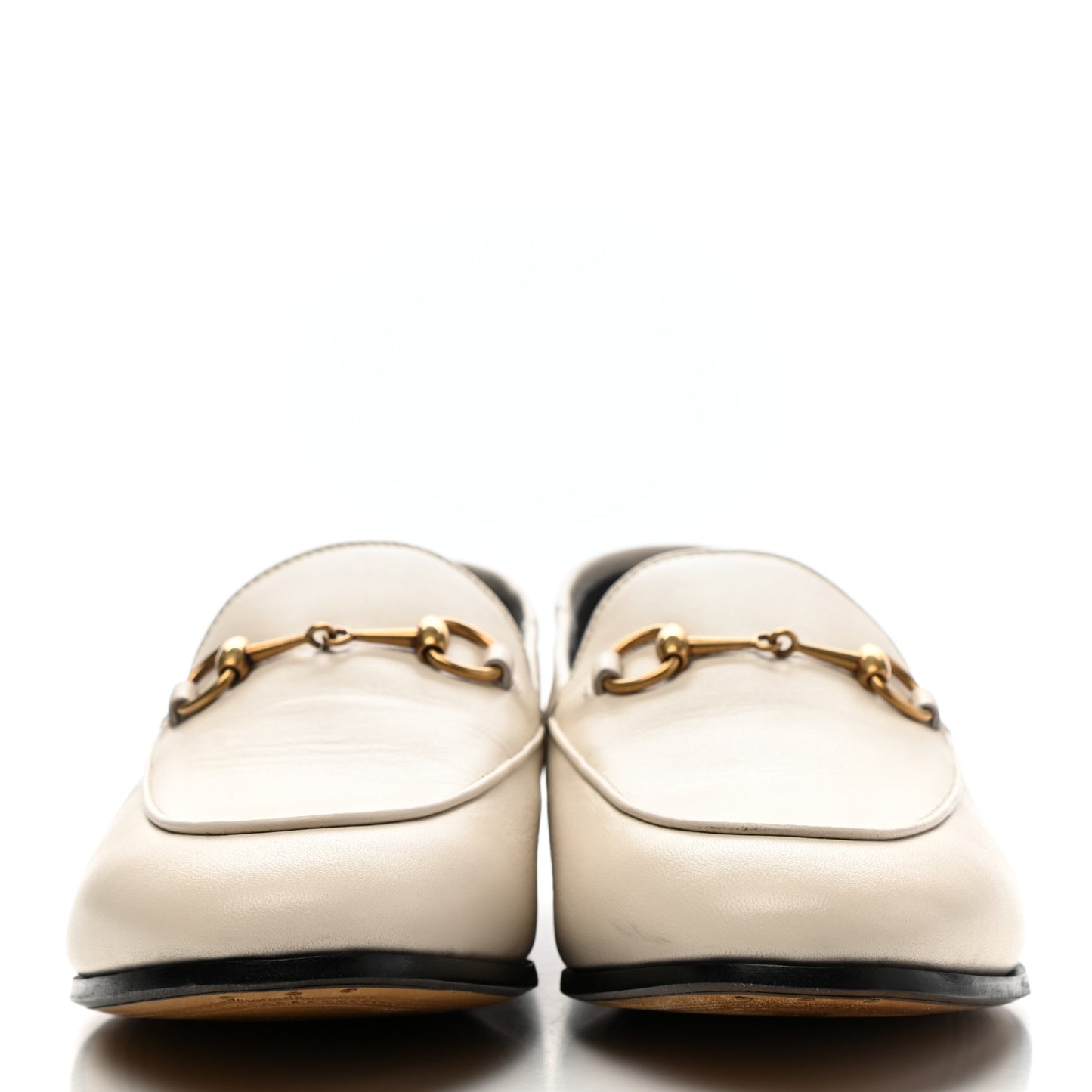 Lambskin Womens Brixton Horsebit Loafers 39 Mystic White