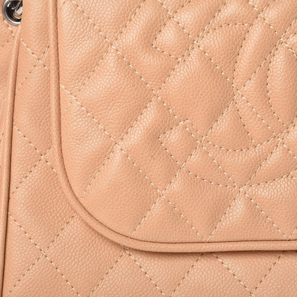 Chanel Caviar Quilted Timeless Accordion Flap Beige 8 of 10