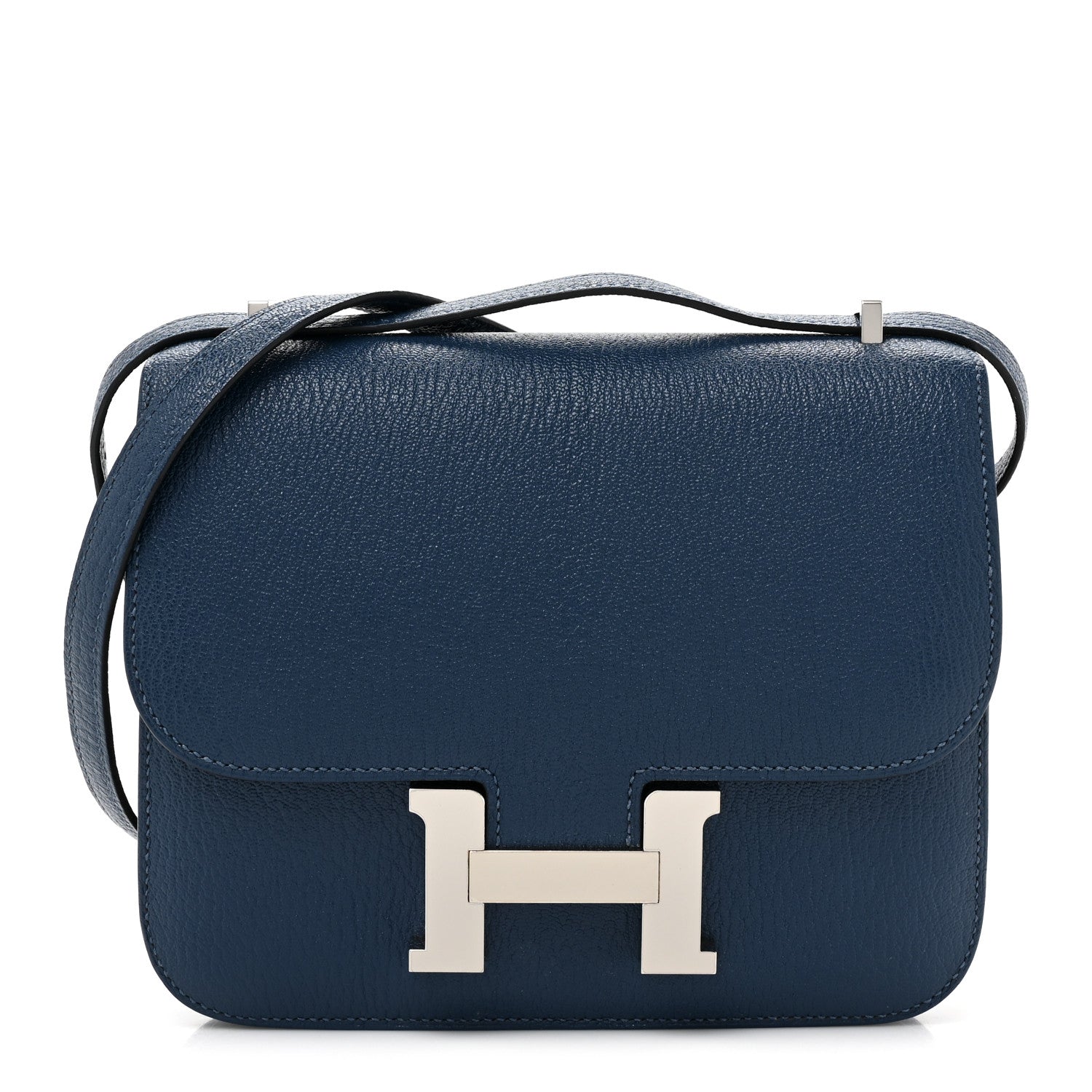 Hermes Chevre Mysore Verso Constance 18 Deep Bleu Vert Verone 1 of 16