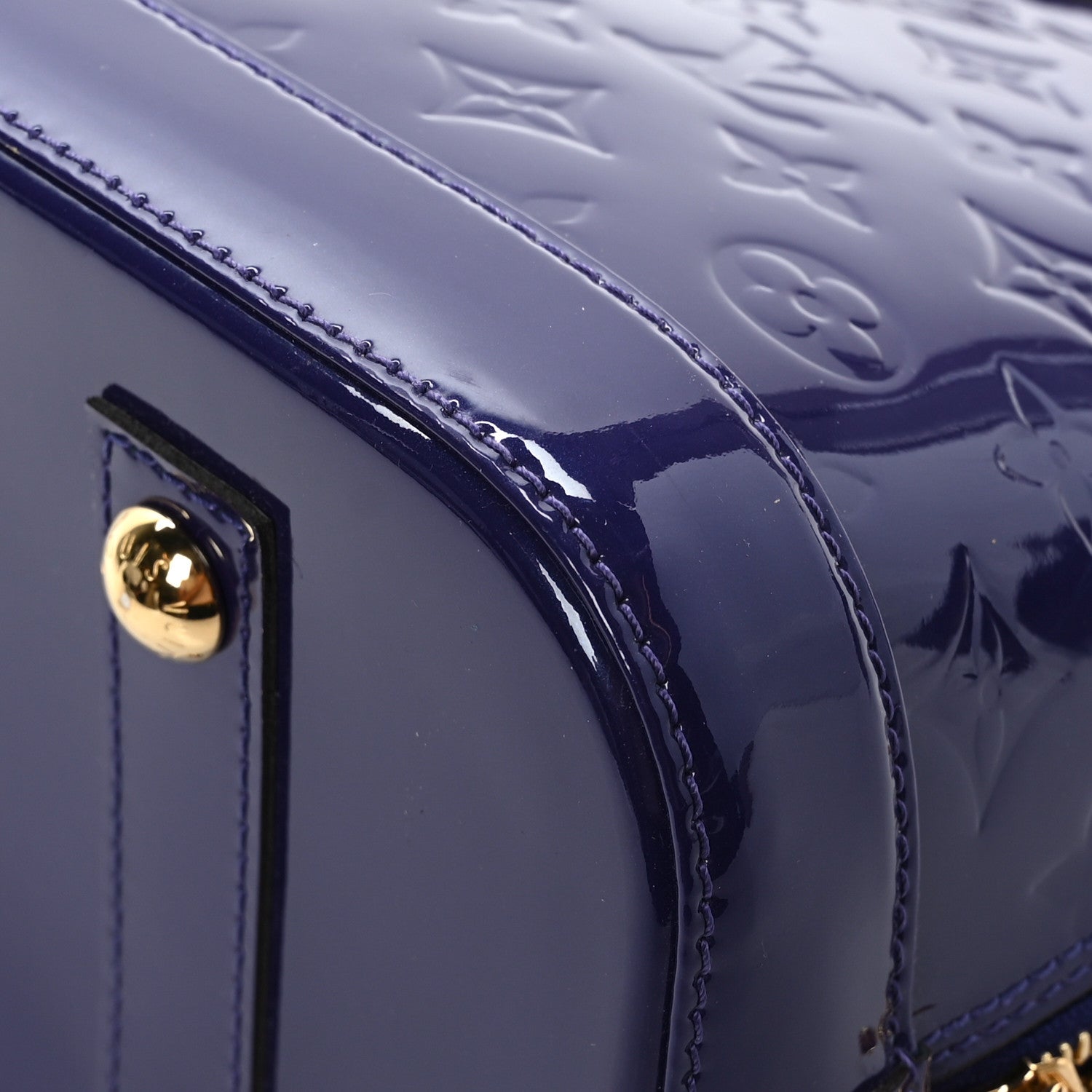 Louis Vuitton Vernis Alma PM Blueberry 8 of 10