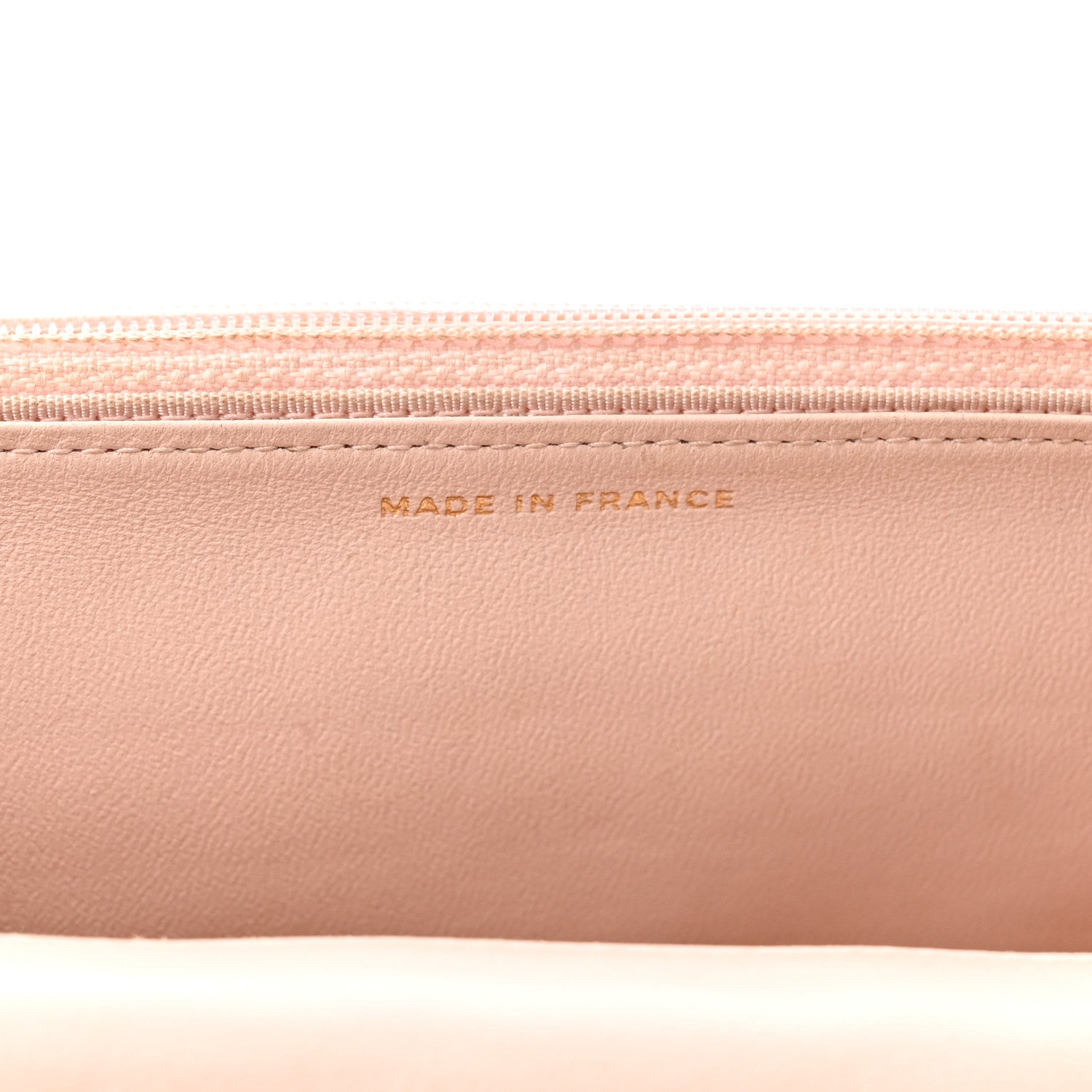 Chanel Lambskin Quilted Wallet On Chain WOC Light Pink 7 of 10