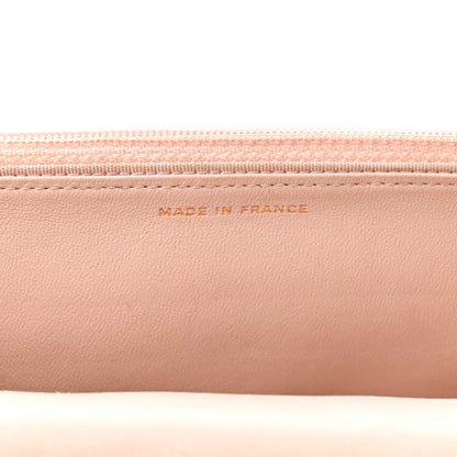 Chanel Lambskin Quilted Wallet On Chain WOC Light Pink 7 of 10