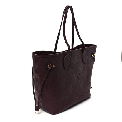 Louis Vuitton Empreinte Monogram Giant Neverfull MM Wine 4 of 10