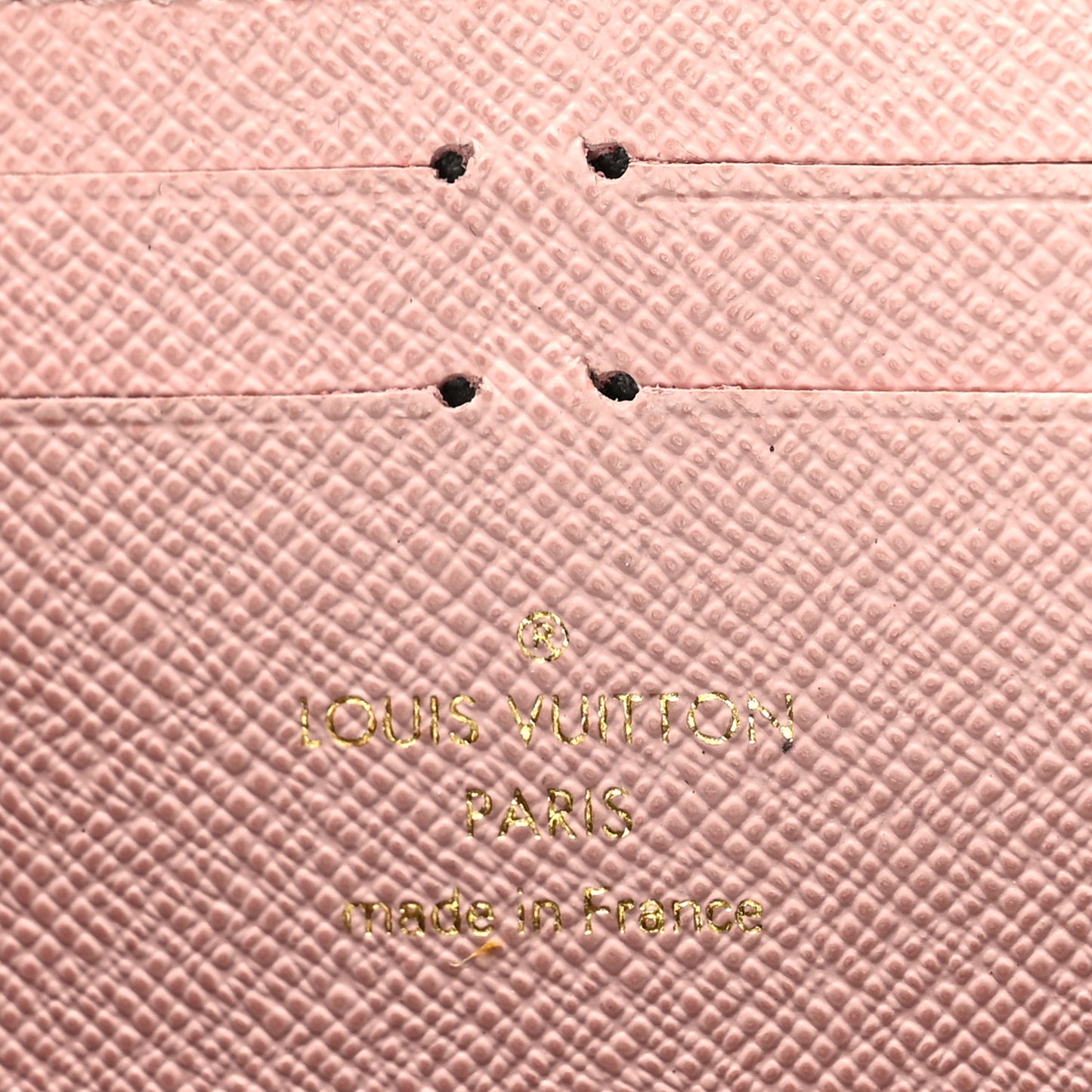 Monogram Clemence Wallet Rose Ballerine