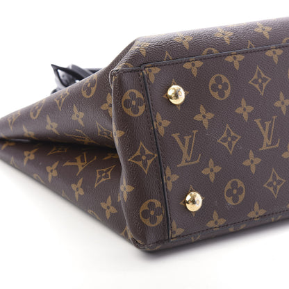 Louis Vuitton Monogram Flower Tote Black 6 of 10