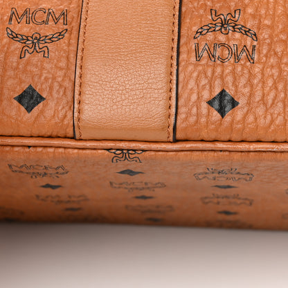 MCM Visetos Medium Liz Reversible Shopper Tote Cognac 17 of 19