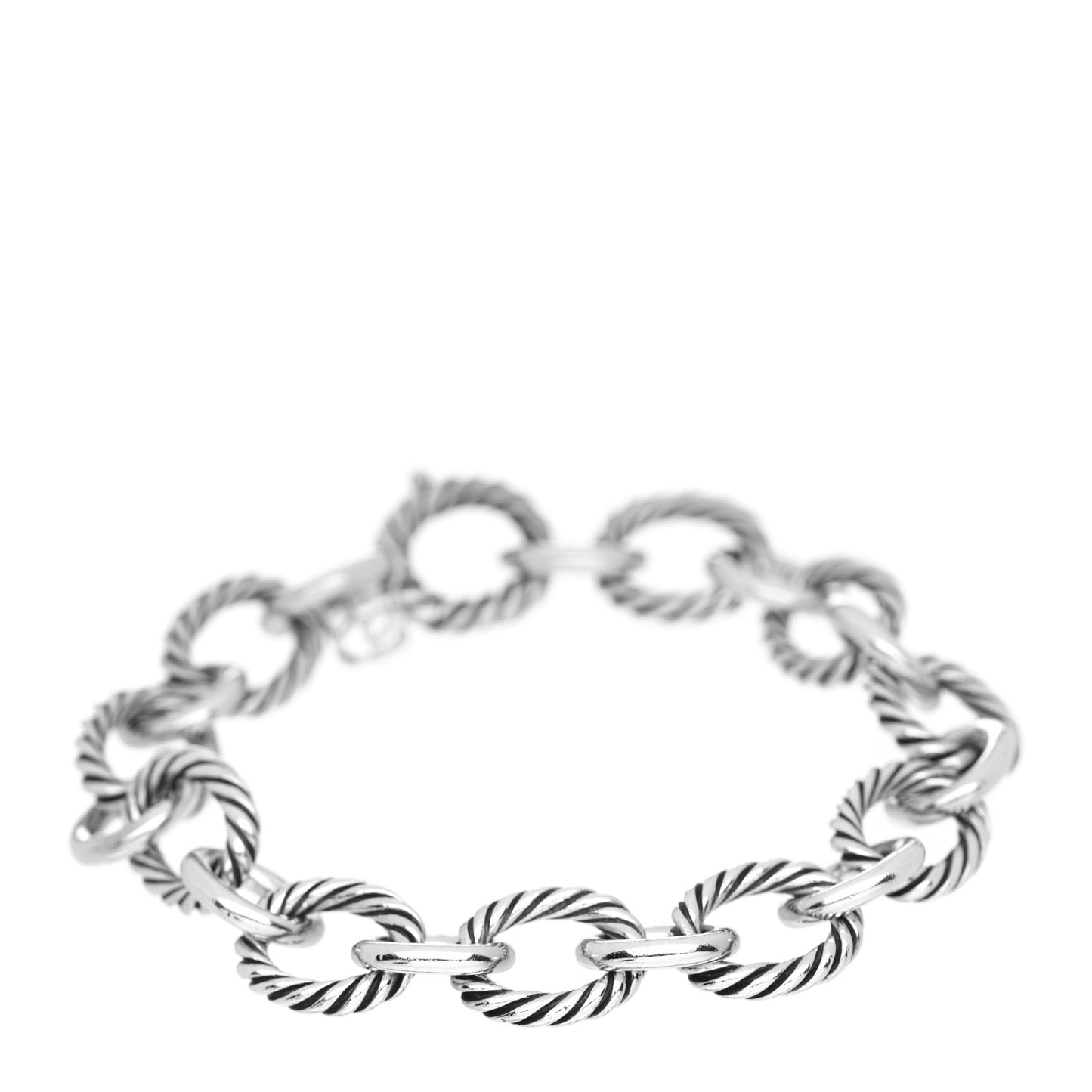 Sterling Silver 10mm Medium Oval Link Bracelet