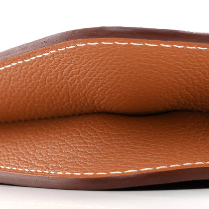 Hermes Evercolor Chaine d'Ancre Zipengo Pochette To Go Gold 8 of 10