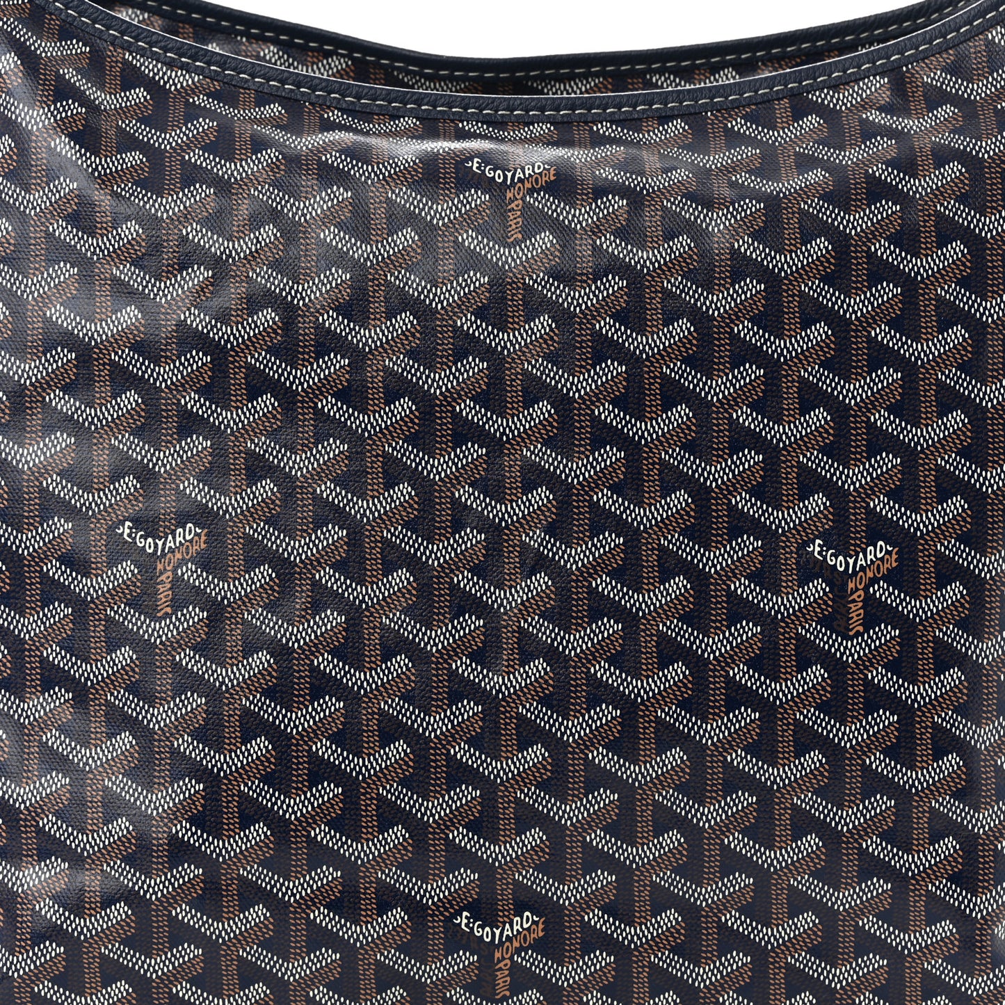 Goyardine Boheme Hobo Navy Blue