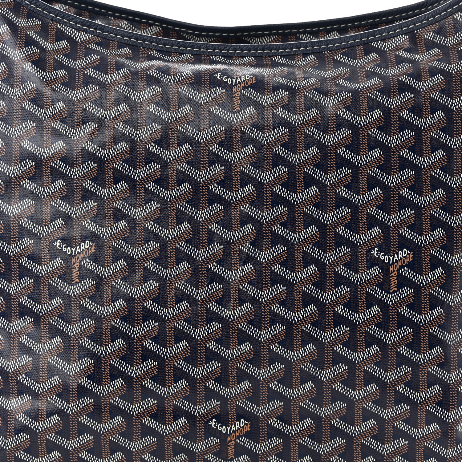Goyard Goyardine Boheme Hobo Navy Blue 9 of 11
