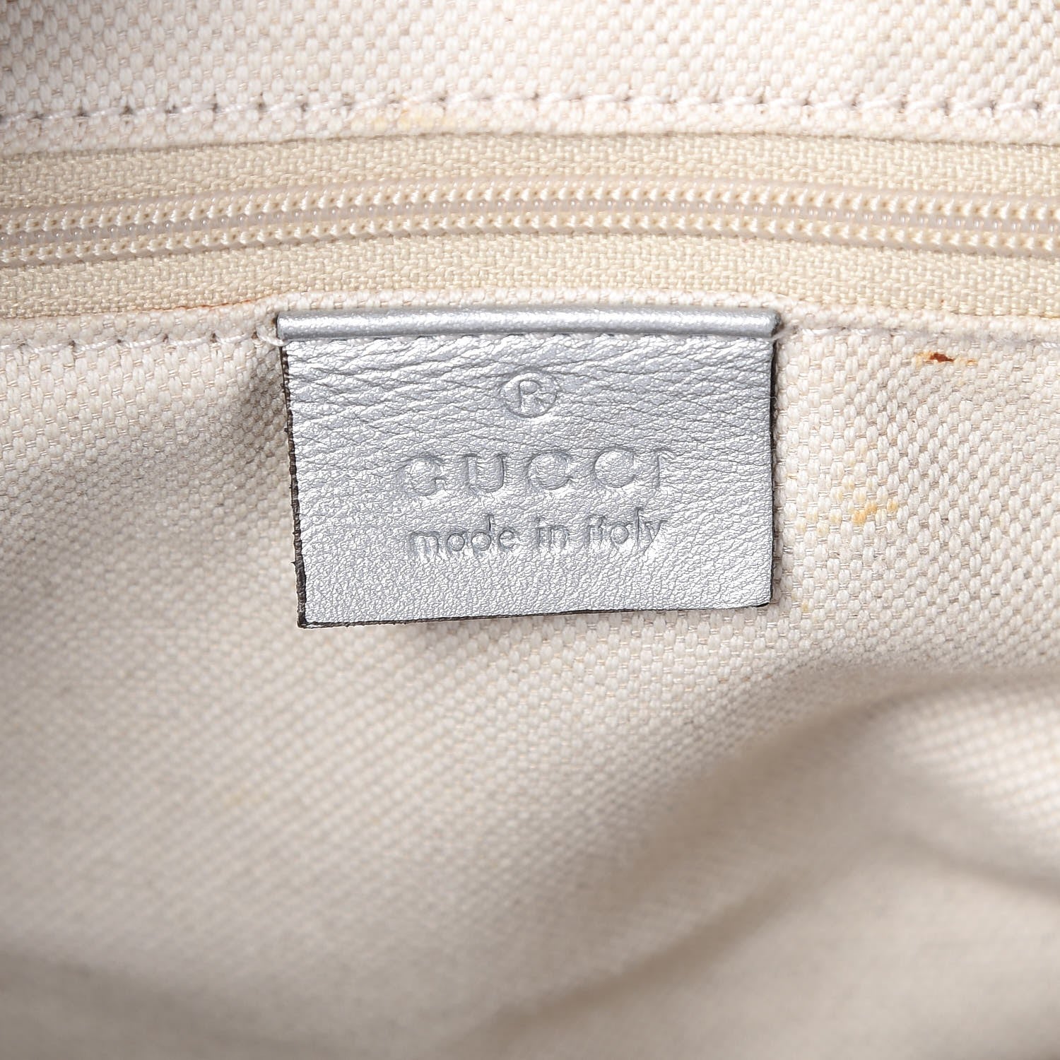 Gucci Metallic Guccissima Medium Sukey Hobo Silver 6 of 7