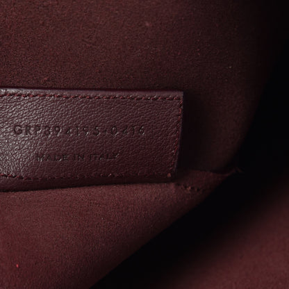 Saint Laurent Calfskin Large Shopping Tote Bordeaux 9 of 12
