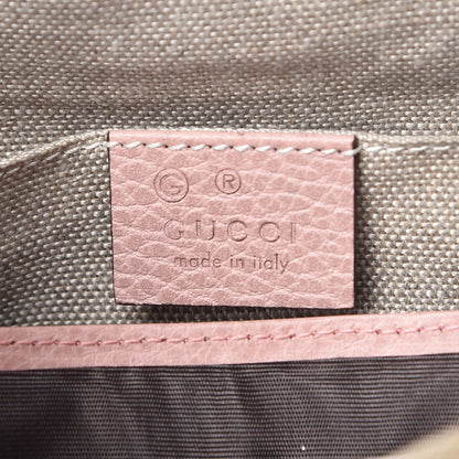 Gucci Monogram Mini Bree Messenger Bag Beige Soft Pink 6 of 9