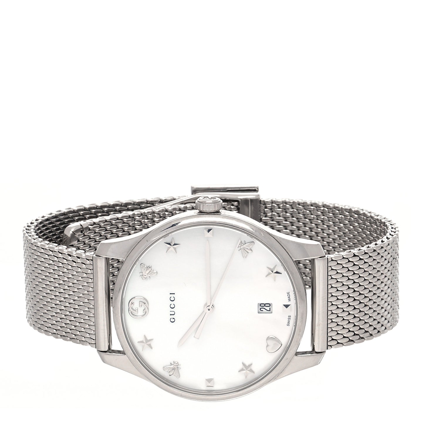 Stainless Steel Mother of Pearl 36mm G-Timeless Charm Quartz Watch