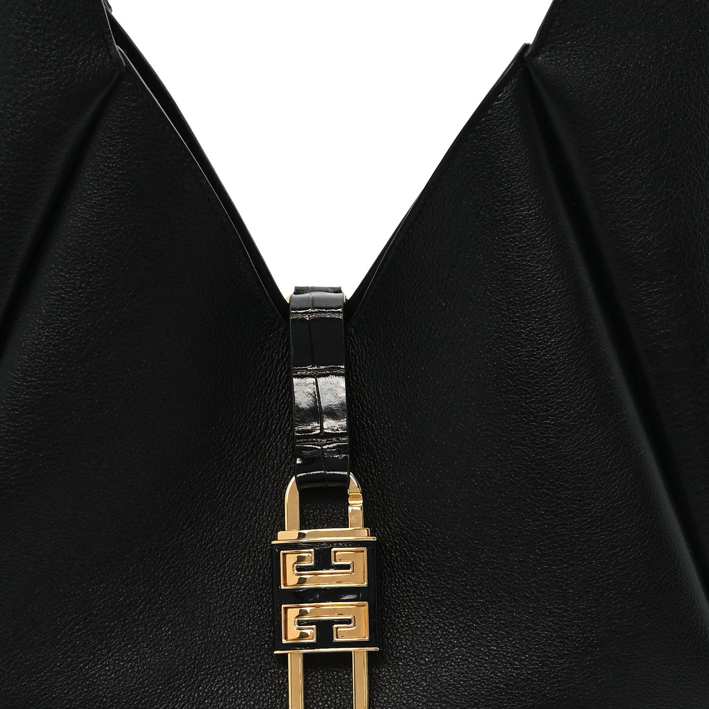 Calfskin Medium G-Lock Hobo Black