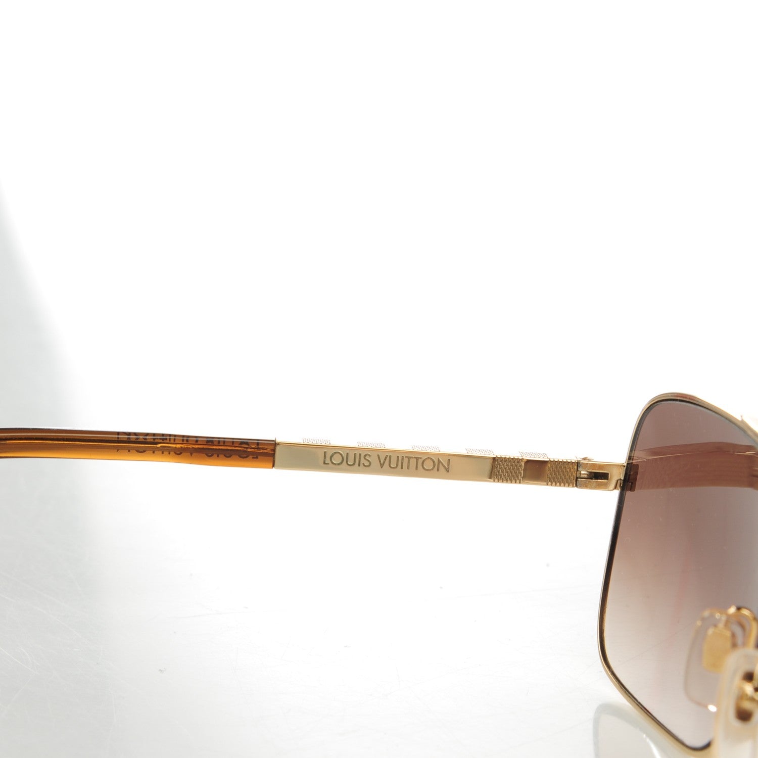 Louis Vuitton Attitude Sunglasses Z0259U Gold 125447