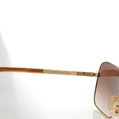 Louis Vuitton Attitude Sunglasses Z0259U Gold 3 of 5