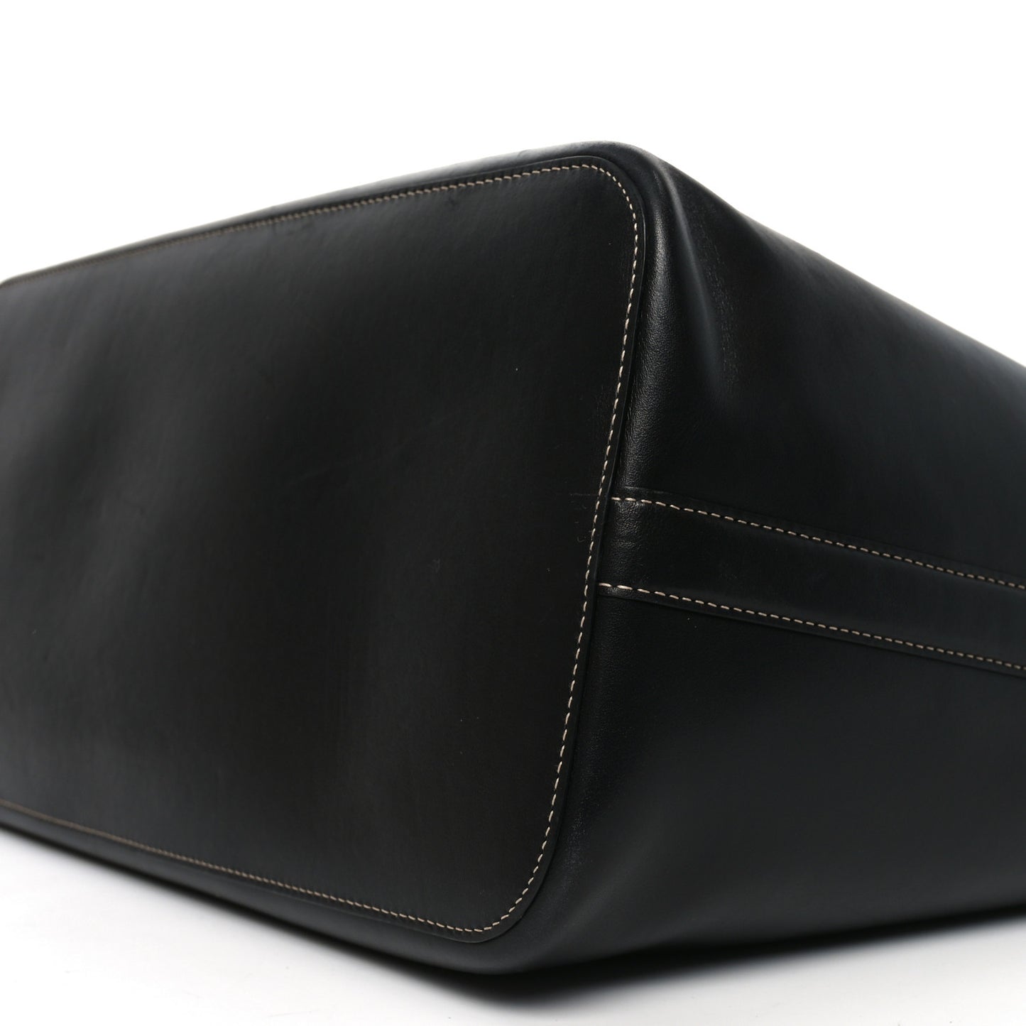 Calfskin Large The Bow Bag Black