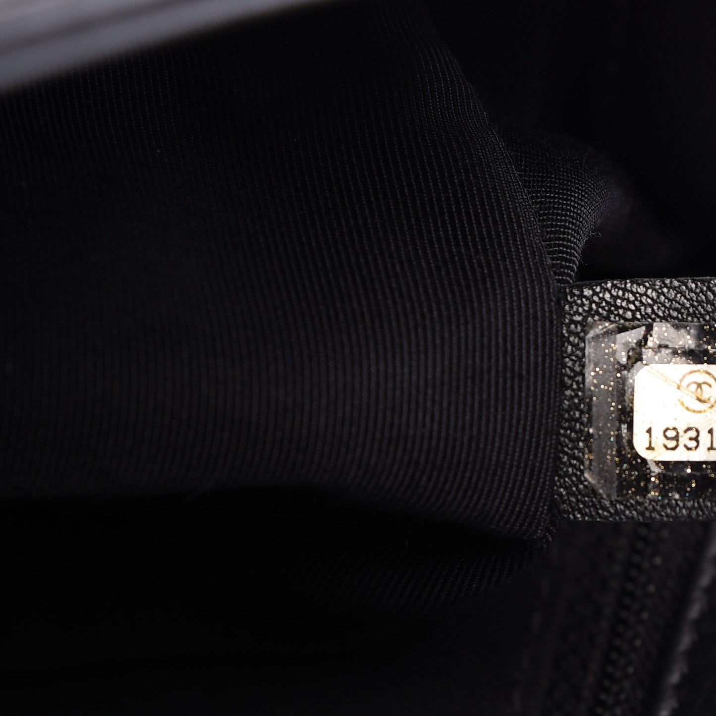 Lambskin Quilted Medium Graphic Flap Navy Black