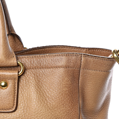 Prada Vitello Daino Shopping Tote Sughero 16 of 20