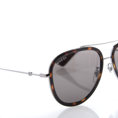Gucci Aviator Sunglasses GG0062S Tortoise 7 of 8