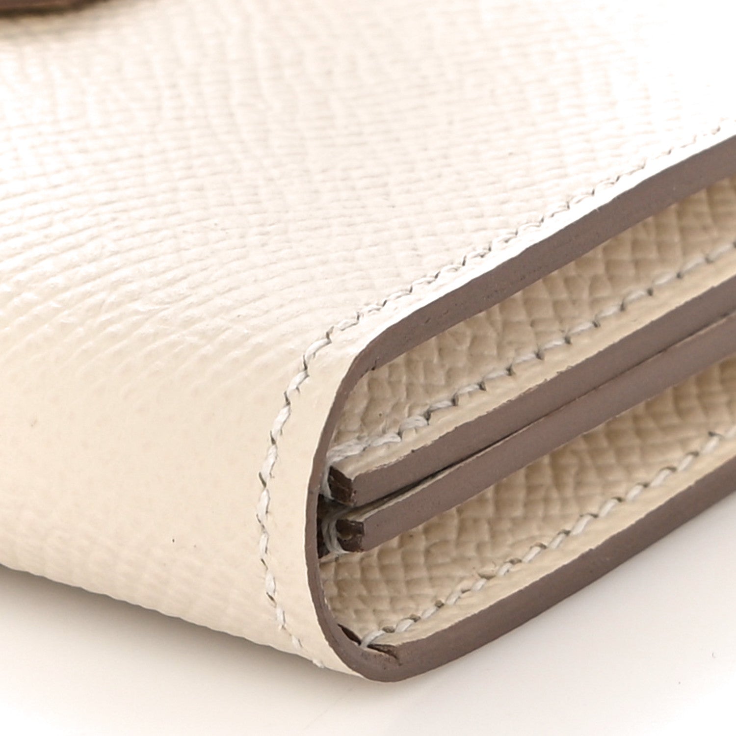 Hermes Epsom Bearn Card Holder Wallet Craie 10 of 11