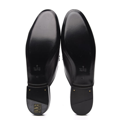 Gucci Malaga Kid Bead Embellished Womens Princetown Slippers 40 Black 9 of 10
