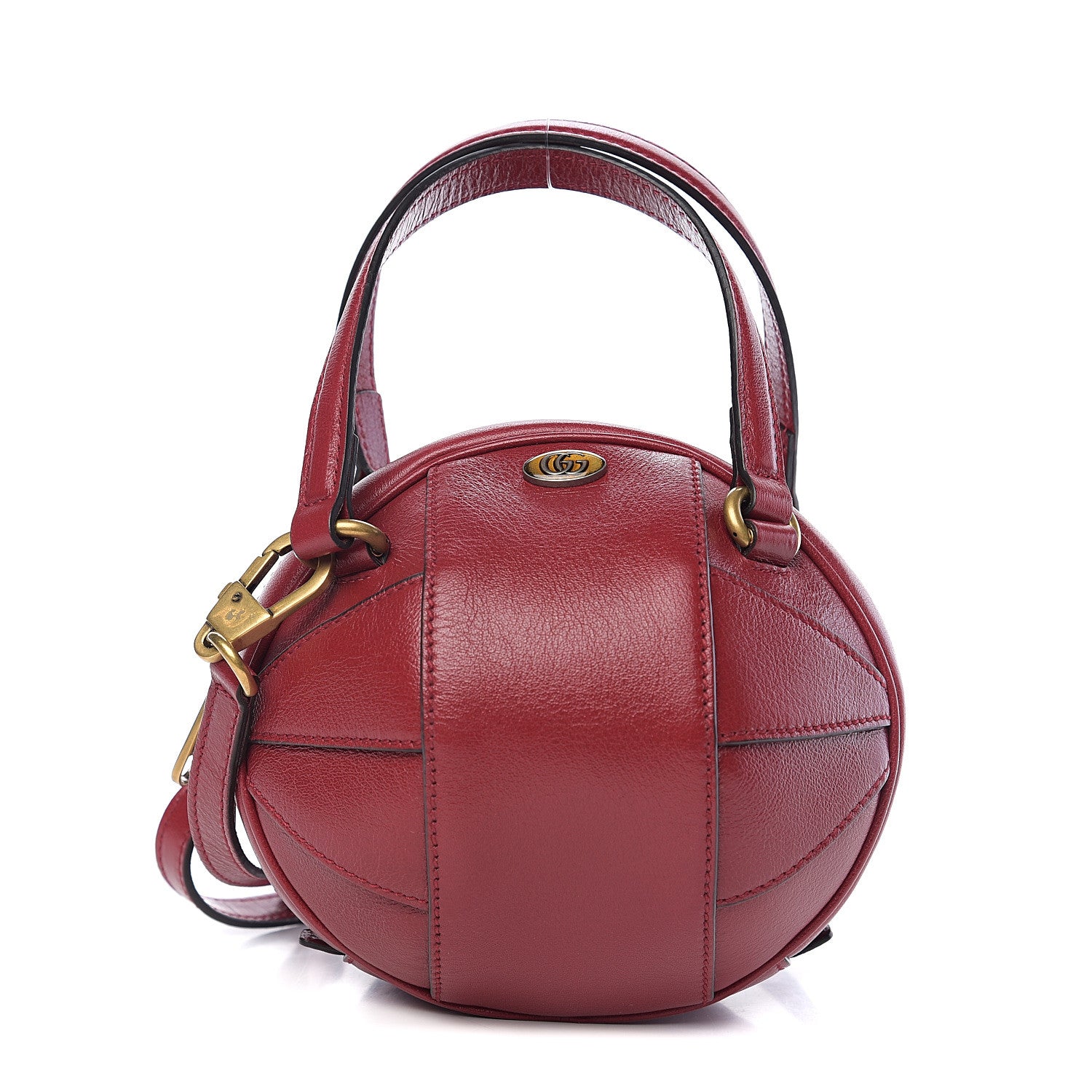 Gucci Piuma Lux Energy Mini Tifosa Basketball Shaped Shoulder Bag Romantic Cerise 1 of 9