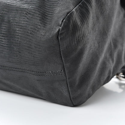 Givenchy Calfskin Lizard Embossed Large Pandora Black 11 of 13