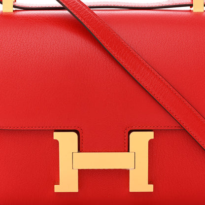 Hermes Chevre Mysore Constance 1-24 Rouge de Coeur 8 of 11