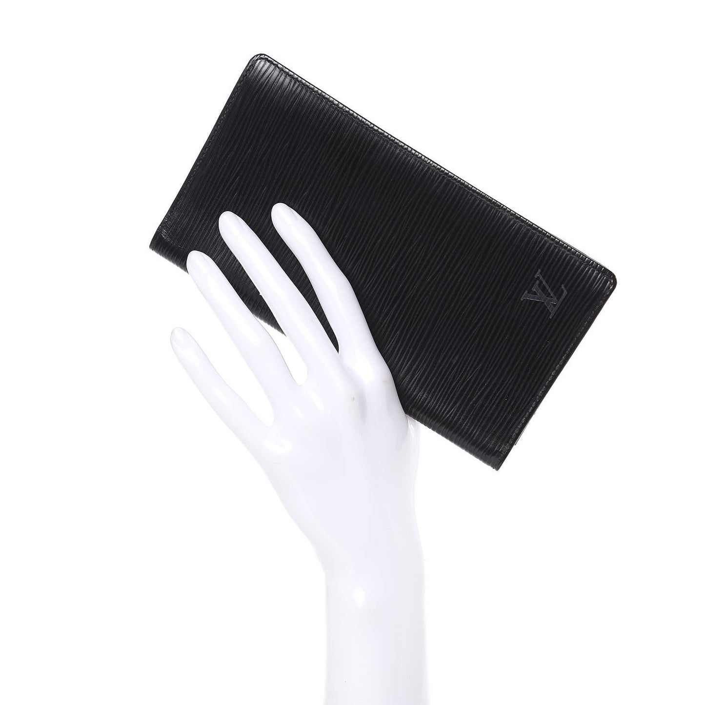 Epi Checkbook Organizer Wallet Black