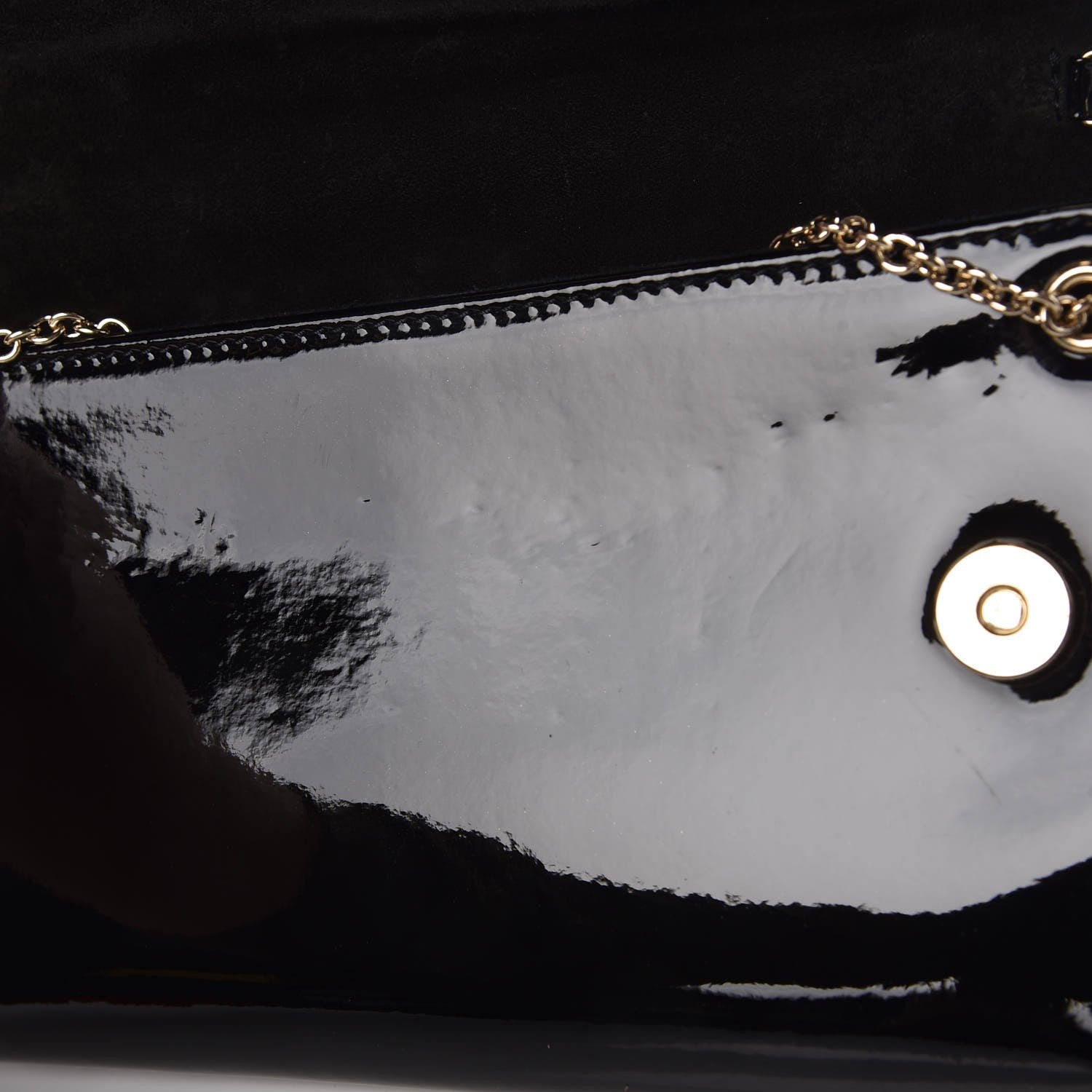 Christian Louboutin Patent Trash Riviera Clutch Black 12 of 12