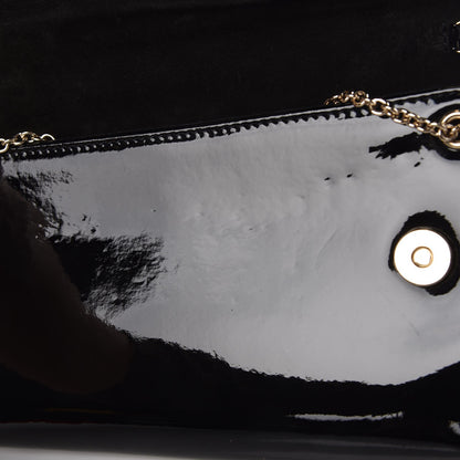Christian Louboutin Patent Trash Riviera Clutch Black 12 of 12