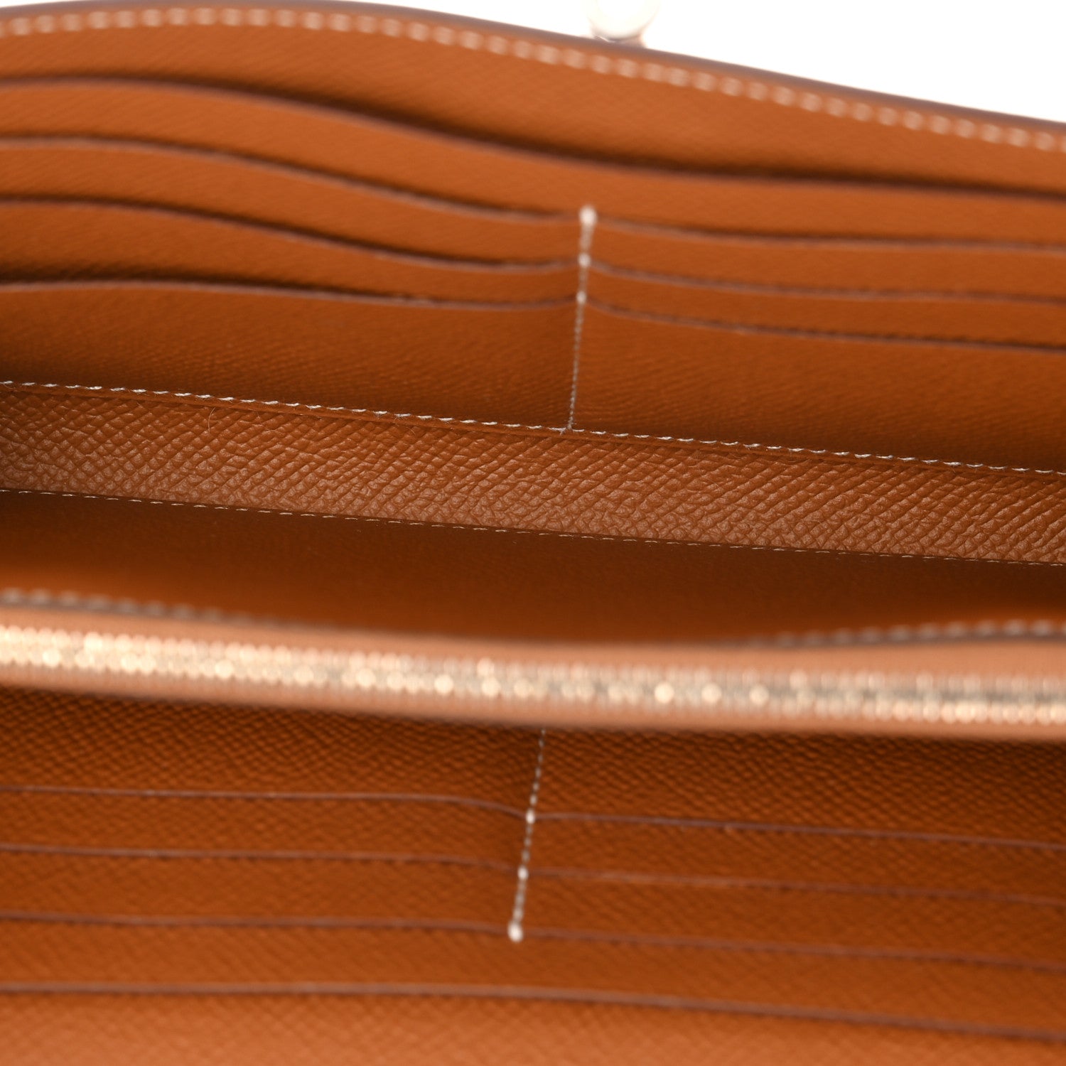 Hermes Epsom Kelly Longue Wallet Gold 5 of 9